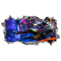 Pegatinas videojuego fortnite 3d